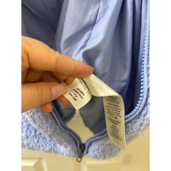 Patagonia Women's Los Gatos Fleece Vest lavender Purple Sherpa Size S - Picture 8 of 9